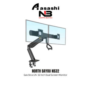 2e467cfe7e4bb43bb618c79f17de22c8.jpeg North Bayou NB32 Gas Strut 24-32 inch Dual Screen Monitor