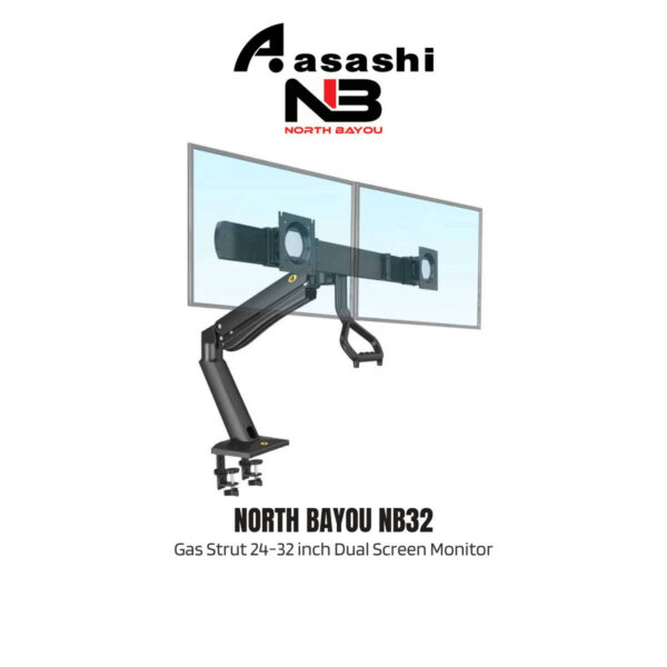 North Bayou NB32 Gas Strut 24-32 inch Dual Screen Monitor