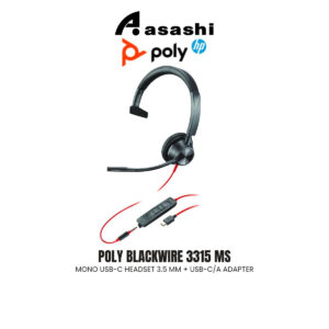312339c5371d0a297a92ebea5c8d41d3.jpeg POLY Blackwire 3315 MS Mono USB-C Headset 3.5 mm + USB-C/A Adapter