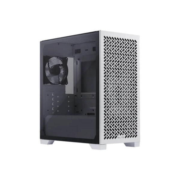 Cooler Master Elite 302 Lite TG mATX PC CASE / CASING (Fan x1) - Black / White