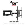 North Bayou NBSP2 40 to 70 Inch 180° Rotation Cantilever TV Wall Mount Bracket