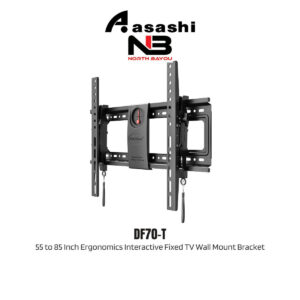 5639a34195d0260d894e2a21cd77eb6f.jpeg North Bayou DF70-T 55 to 85 Inch Ergonomics Interactive Fixed TV Wall Mount Bracket