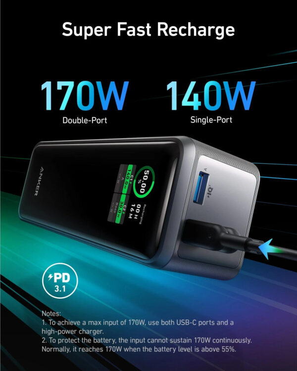 5e06a0905eb9f4ec23f437e0b994744d.jpeg Anker Prime 27,650mAh, 250W Power Bank A1340