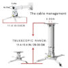 60ad7e5e636fceff25fbd97d08437a35.jpeg 3Rex H600 Universal Projector Mount