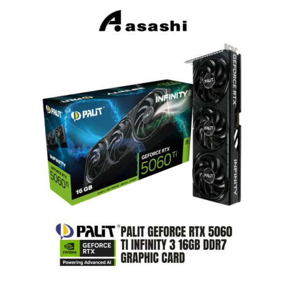 PALIT GeForce RTX 5060 Ti Infinity 3 16GB DDR7 Graphic Card