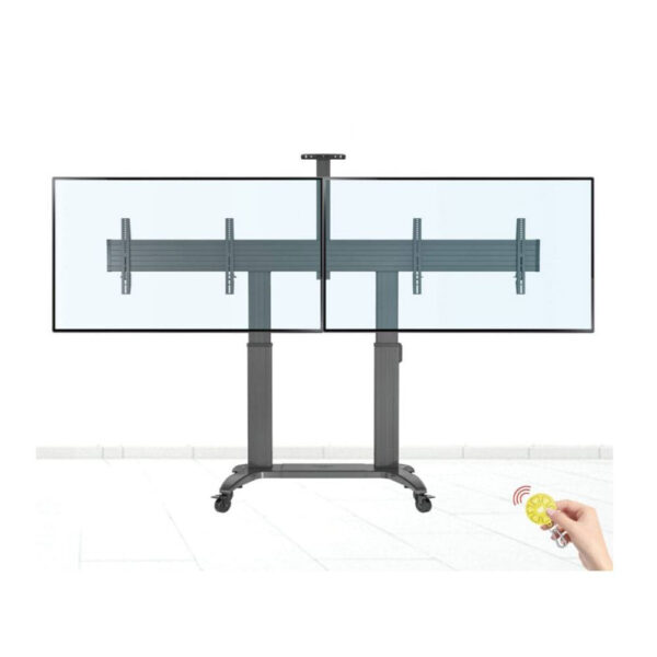 77903ef9500d9a20c1818782d6ee2713.jpeg North Bayou T75-2A Motorized Dual TV for Size 55”-75” Mobile Stand