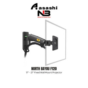 7c78ea81cb3b1fef306f61a487594fd0.jpeg North Bayou F120 17'' - 27'' Fixed Wall Mount Projector