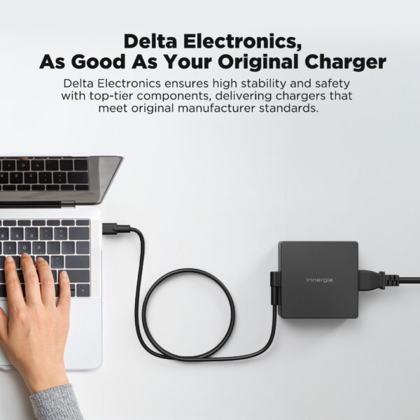 7fa886957d8b438d38130c236095fb77.jpeg Innergie 140W USB-C Charger PD3.1 Power Adapter 2.6m (ADP-140AB BEDA)