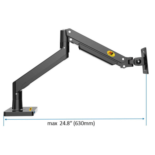 North Bayou NB-G45 22" - 40" Heavy Duty Monitor Gas Strut Monitor Mount Bracket