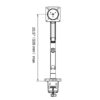 North Bayou NB-G45 22" - 40" Heavy Duty Monitor Gas Strut Monitor Mount Bracket