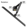 North Bayou NB-G45 22" - 40" Heavy Duty Monitor Gas Strut Monitor Mount Bracket