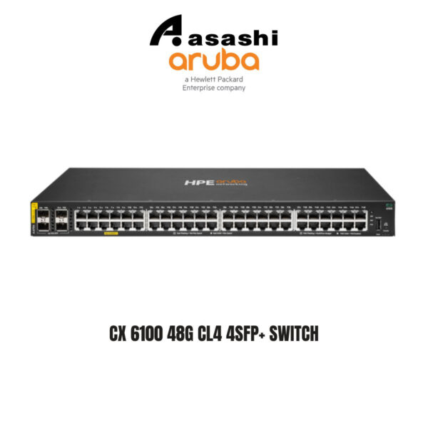 926d373e9765caa106620a771a1ba4b1.jpeg HPE Aruba Networking CX 6100 48G CL4 4SFP+ Switch