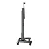 North Bayou TW100 75" to 110" Aluminum Alloy Motorized Lift Large Huge Portable Height Adjustment TV Stand Trolley Cart