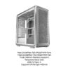 Cooler Master MasterFrame 600 Aluminum E-ATX Casing Black / Silver