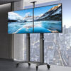 b95d0c10daae5983bba99c26b51b5b51.jpeg North Bayou T75-2A Motorized Dual TV for Size 55”-75” Mobile Stand