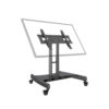 North Bayou AVA50 32"- 70" with 45kg Max Payload and 90 Degree Tilting TV Mobile Cart Stand with Wheels with Reduced Height and Cable Management System for LCD LED Flat Screen TV Television