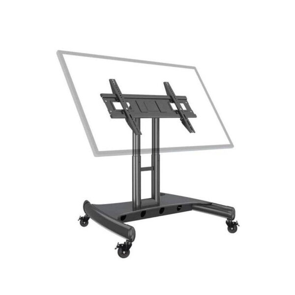North Bayou AVA50 32"- 70" with 45kg Max Payload and 90 Degree Tilting TV Mobile Cart Stand with Wheels with Reduced Height and Cable Management System for LCD LED Flat Screen TV Television