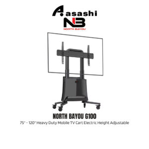 bef83dcf7dda32f7f8b2d40c7688455e.jpeg North Bayou G100 For 75'' - 120'' Heavy Duty Mobile TV Cart Electric Height Adjustable