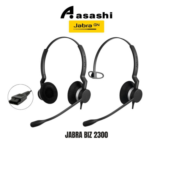 Jabra BIZ 2300 Series QD Professional Headsets – Mono/Duo | NC/QD