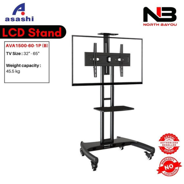 North Bayou AVA1500-60-1P (B) TV Size 32" - 65" LCD Stand