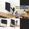 North Bayou F120 17'' - 27'' Fixed Wall Mount Projector