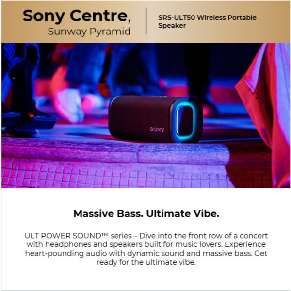 Sony ULT FIELD 5 Wireless Portable Speaker Wireless Portable Speaker | ULT POWER SOUND