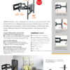 North Bayou NBSP5 75" to 110" Smart TV Wall Mount Full Motion