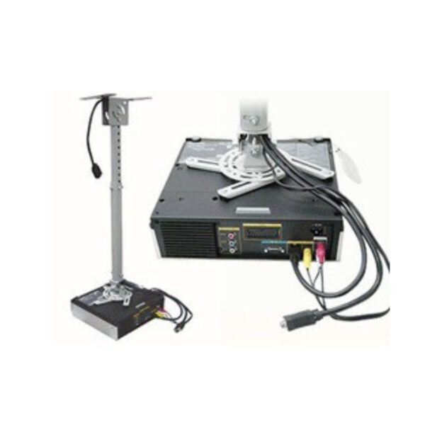 e88ada972500b08d19d65f4fba309810.jpeg 3Rex T718-4 Universal Projector Ceiling Mount (Black)