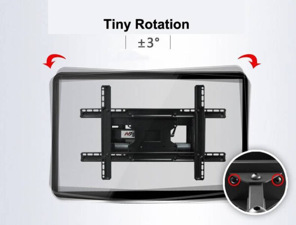 North Bayou NBSP2 40 to 70 Inch 180° Rotation Cantilever TV Wall Mount Bracket