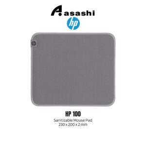 HP 100 Sanitizable Mouse Pad Gray 8X594AA Dimensions (W x D x H): 230 x 200 x 2 mm