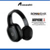 SonicGear AirPhone 3 Bluetooth Headphones With Mic | Built In Rechargeable Battery | 1 Year Warranty