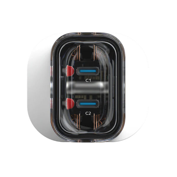 Momax 1-Charge Flow+ PD35W 2-Port GaN Wall Charger - White