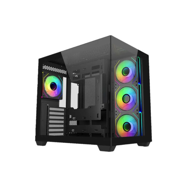 Cooler Master Elite 681 TG ATX Casing (4 x ARGB) Black | White