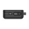 Momax 1-Power Vital+ 10000mAh Battery Pack with Dual Build-in USB-C and Lightning Cable - Black/ White