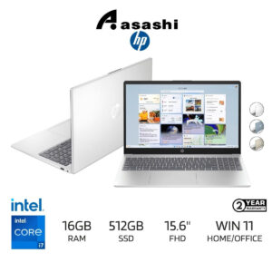 HP 15-fr0013TU/15-fr0014TU/15-fr0015TU - (I7-13620H/16G DDR4/512GB SSD/15.6" FHD/Intel UHD Graphics/Win 11Home/Office H&S)
