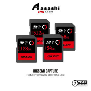 Hiksemi Capture 64GB/128GB/256GB/512GB High Performance Class10 SD Card Support 4k recording