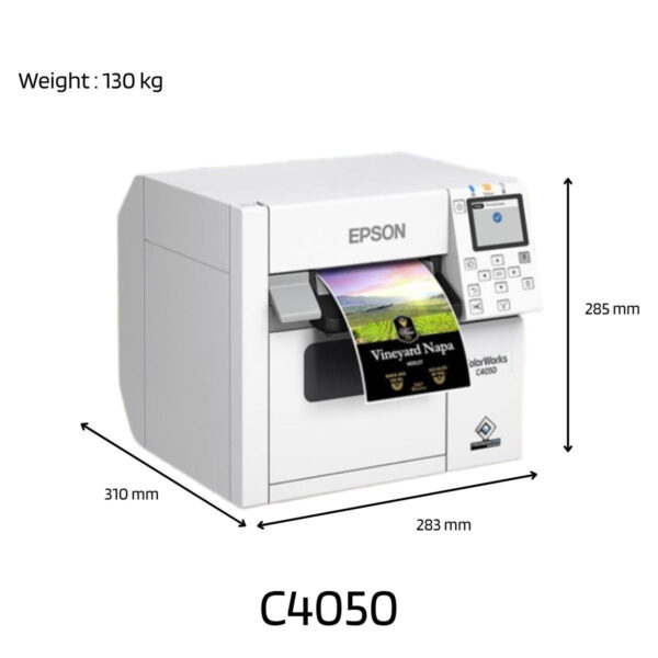 Epson ColorWorks C4050 (Gloss Black) Color Label Printer(C31CK03106E1)