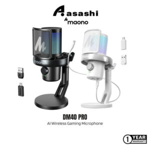 4456857fd01d9bc483b02e1c829b6c70.jpeg Maono DM40PRO | DM40 PRO AI Wireless Gaming Microphone - Black
