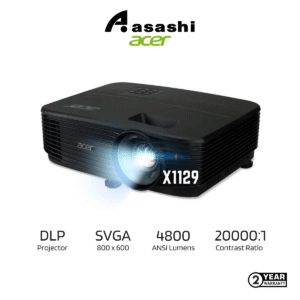 470223b16b851544c651aa952ddeb1d7.png Acer X1129 SVGA(800x600) 4800lm DLP Projector (HDMI, VGAI/O, RCA, USB-A, AUXI/O) Built-in SPK