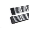Slev.30 Premium Pre-Braided Modding Sleeved Cable (BlackRed | BlackWhite | Monotone | WhitePink | White | MetallicBlack)