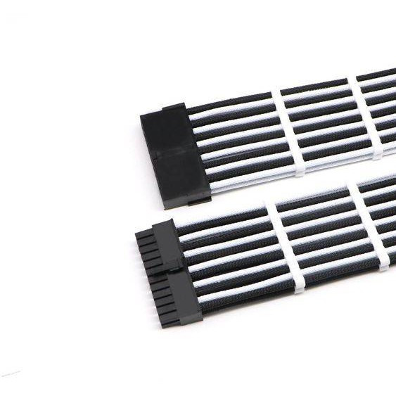 Slev.30 Premium Pre-Braided Modding Sleeved Cable (BlackRed | BlackWhite | Monotone | WhitePink | White | MetallicBlack)