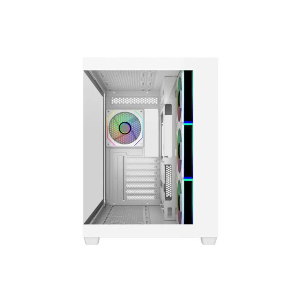 Cooler Master Elite 681 TG ATX Casing (4 x ARGB) Black | White