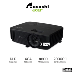 619f1b3dfa7cda9f10e62ce4bbd67c96.png Acer X1229 XGA(1024x768) 4800lm DLP Projector (HDMI, VGAI/O, RCA, USB-A, AUXI/O) Built-in SPK