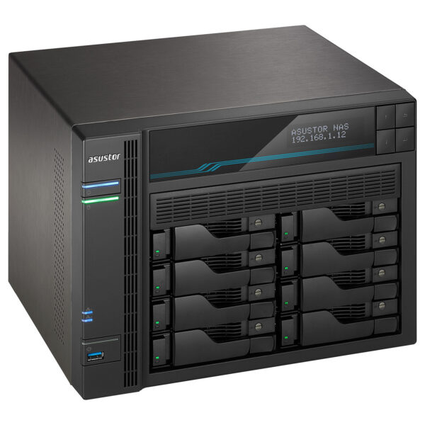 ASUSTOR AS6508T 8-Bay NAS Storage (Intel ATOM C3538 2.1Ghz QC, 8GB DDR4, 2 x 10GbE, 2 x 2.5GbE)