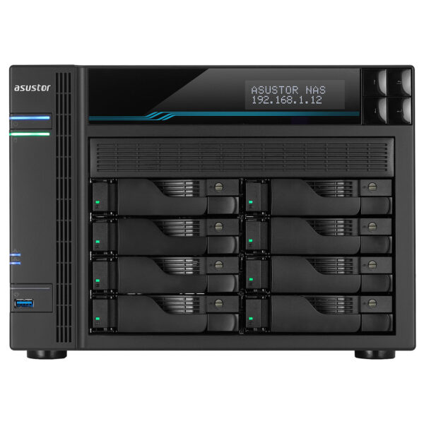 ASUSTOR AS6508T 8-Bay NAS Storage (Intel ATOM C3538 2.1Ghz QC, 8GB DDR4, 2 x 10GbE, 2 x 2.5GbE)