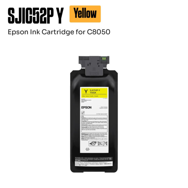 Epson ColorWorks C8050 SJIC52P-Y Yellow Cartridge