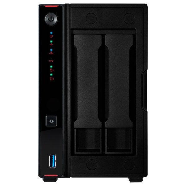 ASUSTOR AS5402T 2-Bay NAS Storage (Intel Celeron N5105 2.0Ghz Quad Core Processor, 4GB DDR4 Sodimm, 2 x 2.5GbE)