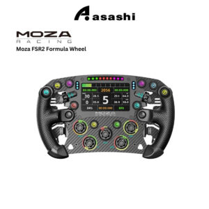 95f37080a0d6d854e9d092b52bf8fae9.jpeg Moza FSR2 Formula Steering Wheel – RS068 (280mm Carbon Fiber Sim Racing Wheel with 4.3” Touchscreen Display, Magnetic Paddles, RGB Shift Lights, Quick Release, PC Simulator)