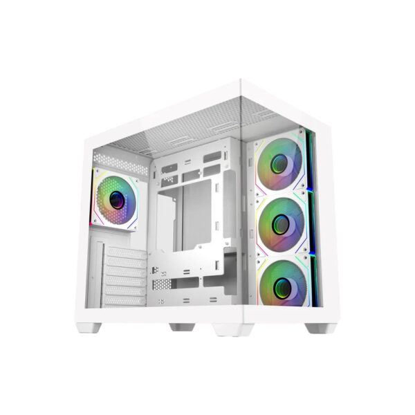 Cooler Master Elite 681 TG ATX Casing (4 x ARGB) Black | White