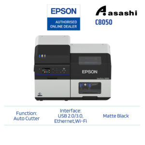 Epson ColorWorks C8050 (Matte Black) Color Label Printer(C31CL02106E2)